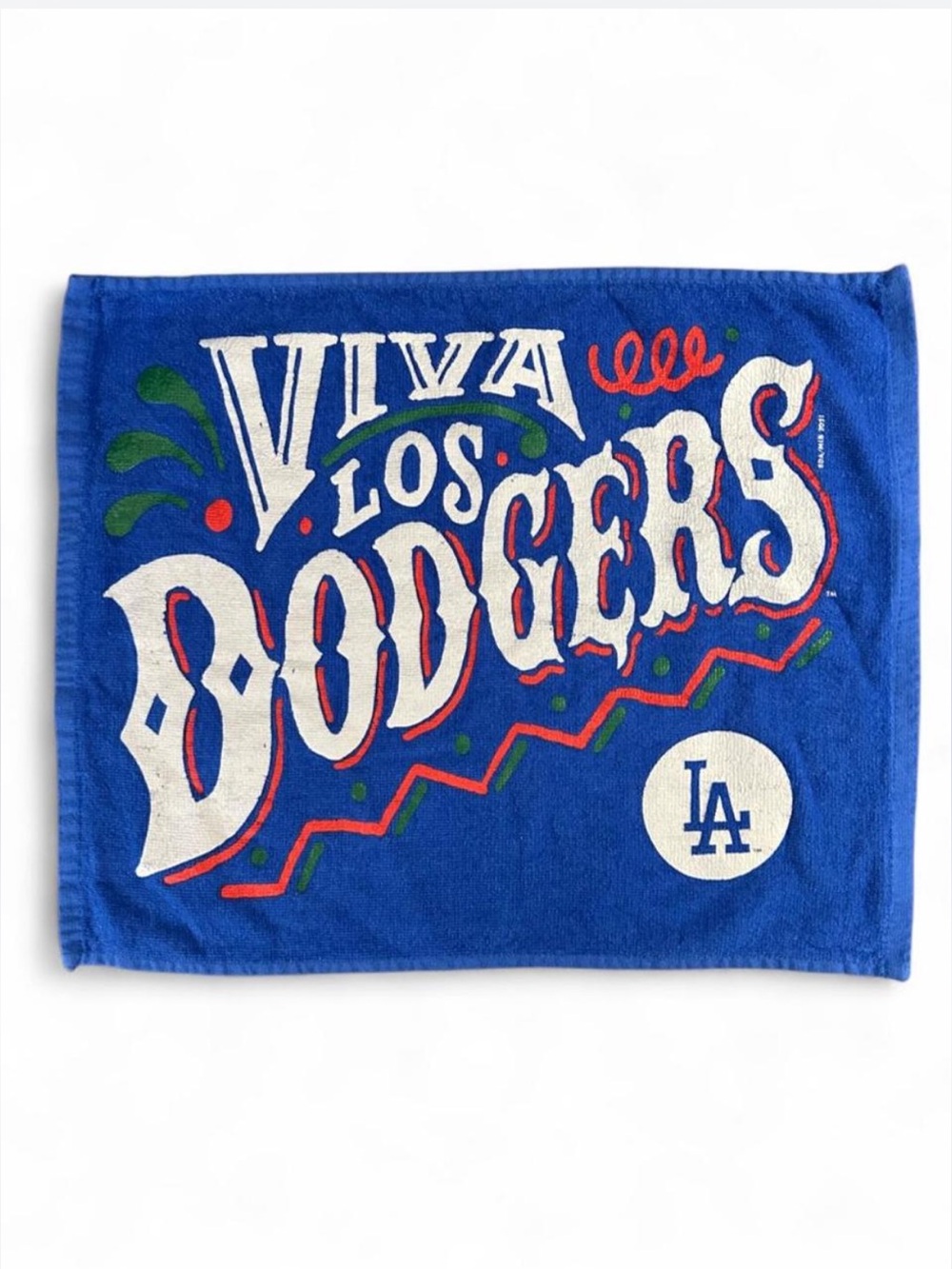 Los Dodgers 'Viva Los Dodgers' Blue Rally Towel 2021 Los Angeles